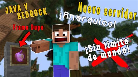 Nuevo Servidor Anarquico De Minecraft Para Java Y Bedrock Hasta