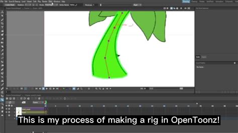 Rigging In OpenToonz Animation Timelapse With Commentary YouTube