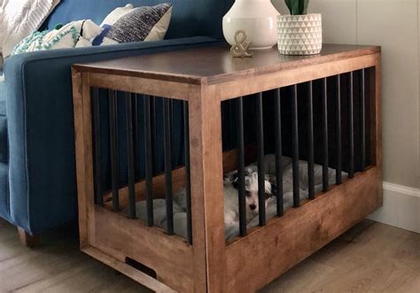 Diy Dog Crate End Table Plans | Brokeasshome.com