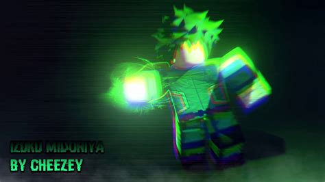 Izuku Midoriya Roblox GFX SPEEDART Paint Net Blender YouTube