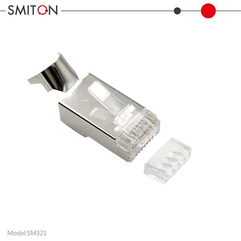 Ftp Cat Pass Through Connector Shielded Rj Pass Through Connector