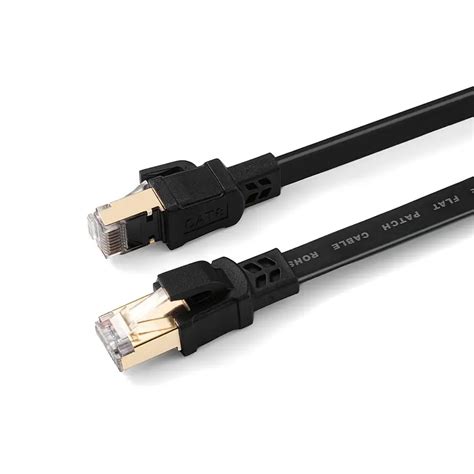 Cat 8 Ethernet Cable Flat Network Cable Shielded Temu