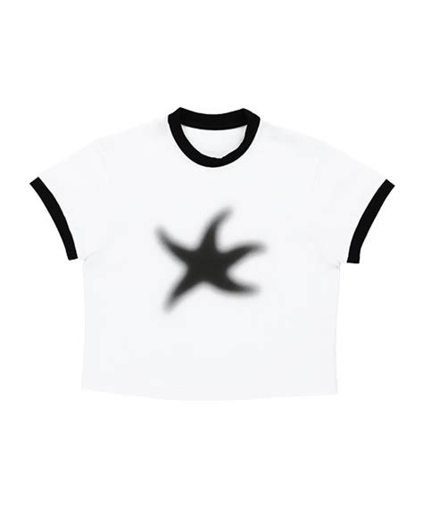 MUSINSA公式 THE COLDEST MOMENT TCM cloudy starfish linger T white black