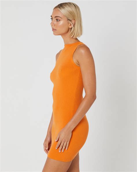 Sndys Mish Mini Dress Orange Surfstitch