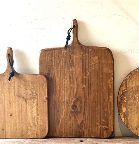 Set Of Three Bread Boards Reclaimed Wood Bread Boards From Etsy