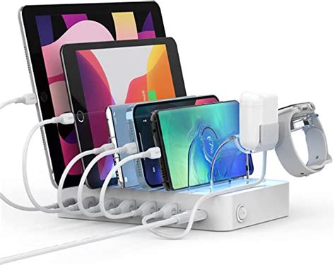 Amazon SooPii 60W 6 Port Charging Station For Multiple Devices PD