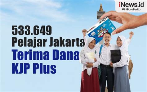 Infografis Pelajar Jakarta Terima Dana Kjp Plus