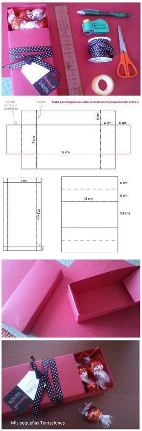 DIY Cajita De Cartulina Para Nuestros Dulces Cajas De Cartulina