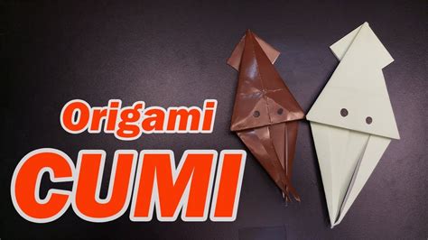 Cara Membuat Origami Cumi Cumi Mudah Youtube