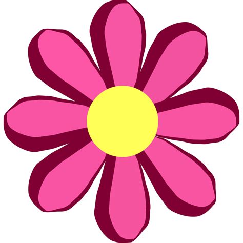 Pink Flower PNG, SVG Clip art for Web - Download Clip Art, PNG Icon Arts