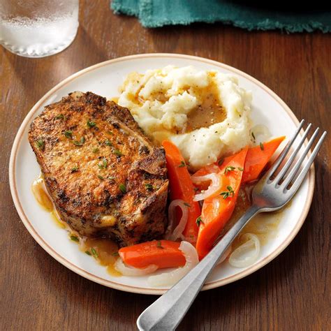 Braised Herb Pork Chops Recipe Taste Of Home