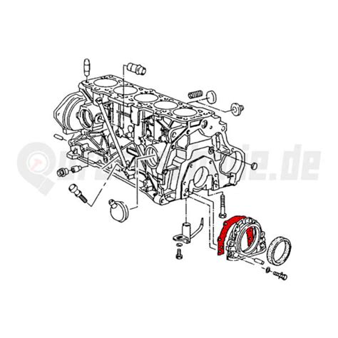 Dichtung Geh Usedeckel Wellendichtringgeh Use Zum Motorblock