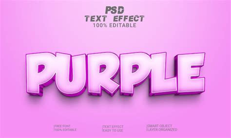 Fichier Psd De Style De Texte D Conception D Effets De Texte D