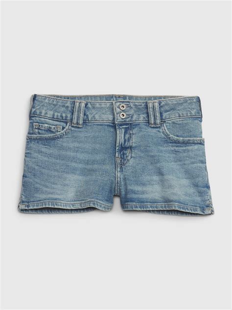 Low Rise Y2k Denim Shorts Gap