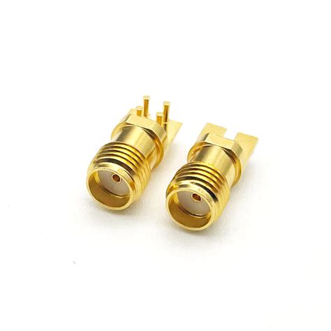 Sma Female Pcb Edge Launch Rf Coax Connector With Legs Vinstronics High Quality Rf