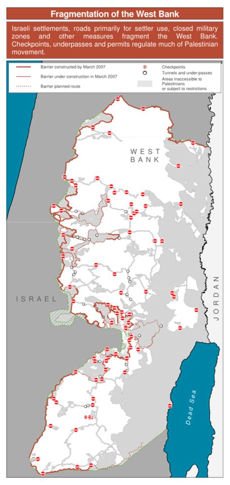 occupied Palestinian territory: Fragmentation of the West Bank | OCHA