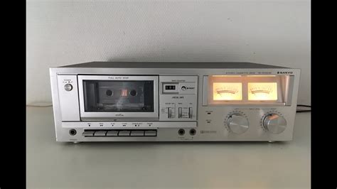 Sanyo RD 5035 UM Stereo Cassette Deck YouTube