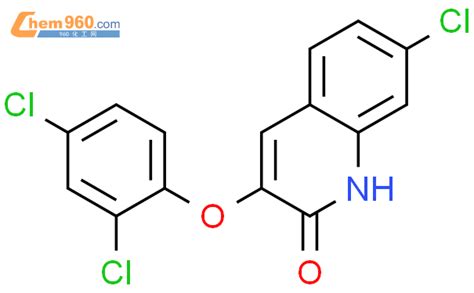 59412 10 1 2 1H Quinolinone 7 chloro 3 2 4 dichlorophenoxy 化学式结构式