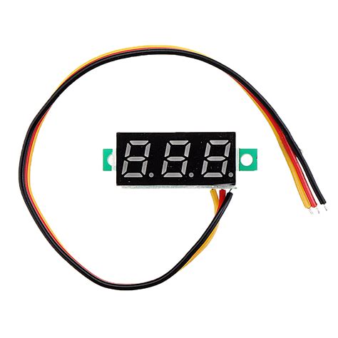 Pcs Inch Three Wire V Digital Red Display Dc Voltmeter