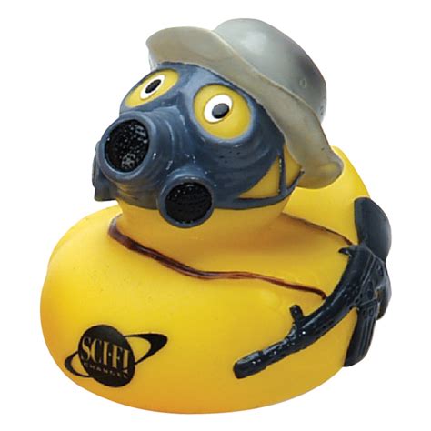 Promotional Bio Soldier Rubber Duck Customized Bio Soldier Rubber