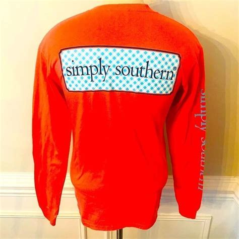 Simply Southern Tops Simply Southern Preppy Long Sleeves Tshirt