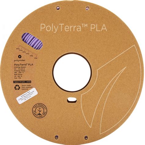 Polyterra Pla Lavender Purple Mm Kg D Filaprint