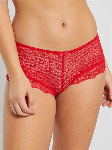 Shorty Envie De Lingerie Rouge Kiabi 7 00