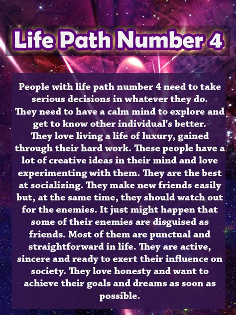 Life Path Number 4 Life Path Number Life Path Numerology Life Path