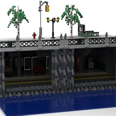 Lego Moc Subway Station 1 Bridge In New York By Lego New York