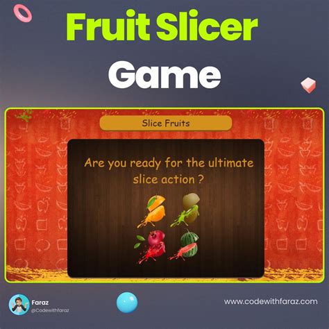 Building A Fruit Slicer Game With Html Css And Javascript Source Code