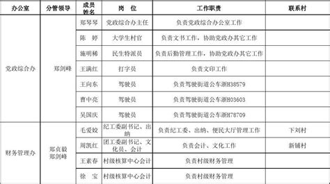 干部分工word文档在线阅读与下载无忧文档