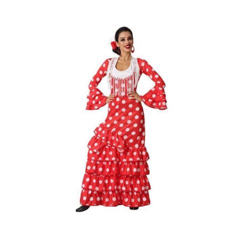 D Guisement Danseuse De Flamenco Ac D Co Robe Rouge Pois Blancs