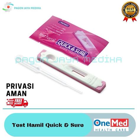 Jual Onemed Quick Sure Alat Tes Kehamilan Cepat Test Pack Cek Hamil