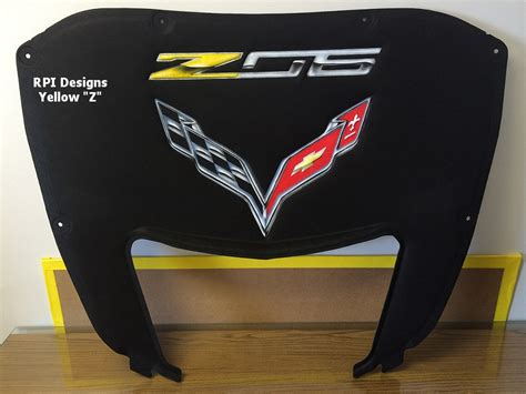 C7 Z06 Corvette Stingray Premium AirBrushed Hood Liner RPIDesigns