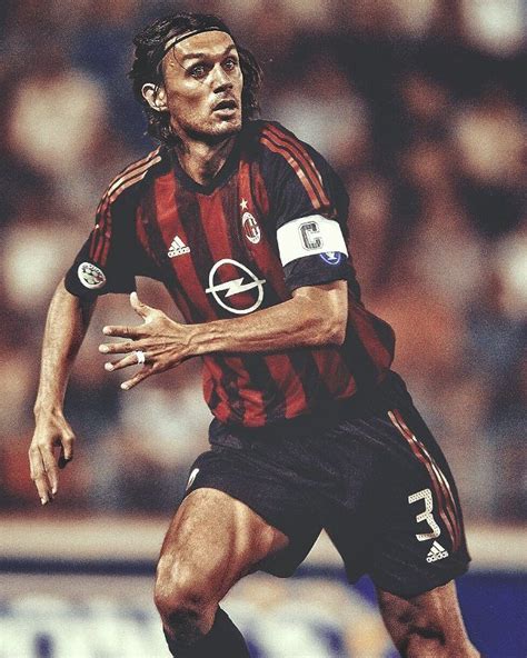 Il Capitano Forzamilan Acmilan Paolo Maldini Ac Milan Legends Football