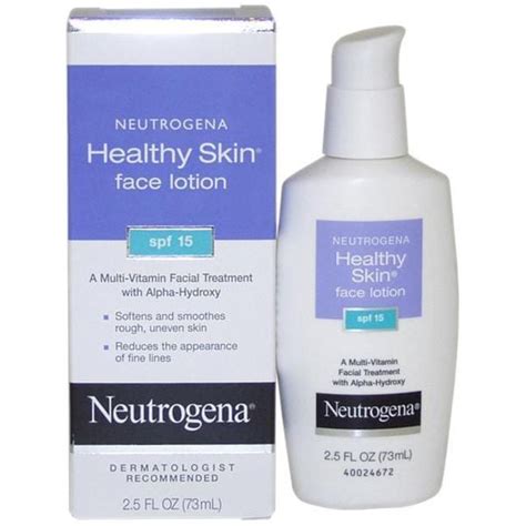 Neutrogena Healthy Skin 2 5 Ounce Spf 15 Face Lotion Free Shipping On Orders Over 45