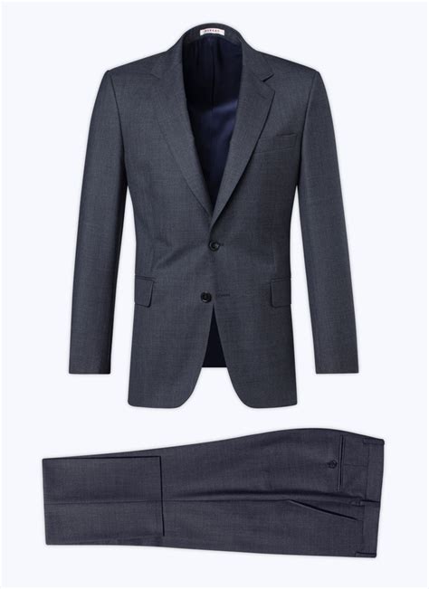 Charcoal Grey Slim Fit Suit For Men Fursac A2AVAY AA08 A011