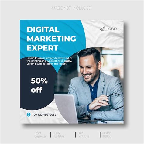 Premium Vector Digital Marketing Expert Social Media Instagram Post