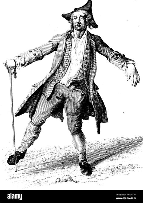 Engraving depicting a drunkard staggering along. Dated 19th Century Stock Photo - Alamy