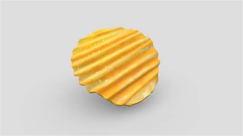 Potato Chip 2 Buy Royalty Free 3d Model By Plaggy [394da54] Sketchfab Store