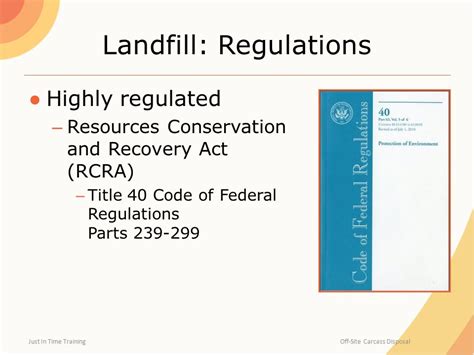 Carcass Disposal Off Site Locations Rendering And Landfills And