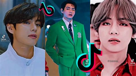 Bts V Kim Taehyung Tiktok Compilation Part Youtube