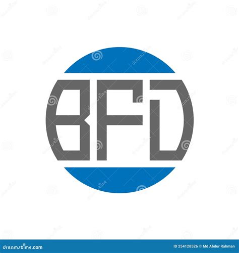 BFD Letter Logo Design on White Background. BFD Creative Initials ...