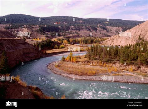 Chilcotin River flowing through Farwell Canyon, Cariboo Chilcotin ...