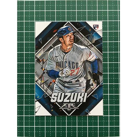 TOPPS MLB 2022 FIRE 74 鈴木誠也SEIYA SUZUKI CHICAGO CUBS ベースカードBASE