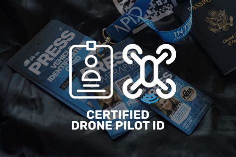 Press Id Card For Certified Drone Pilot Camerapixo Press