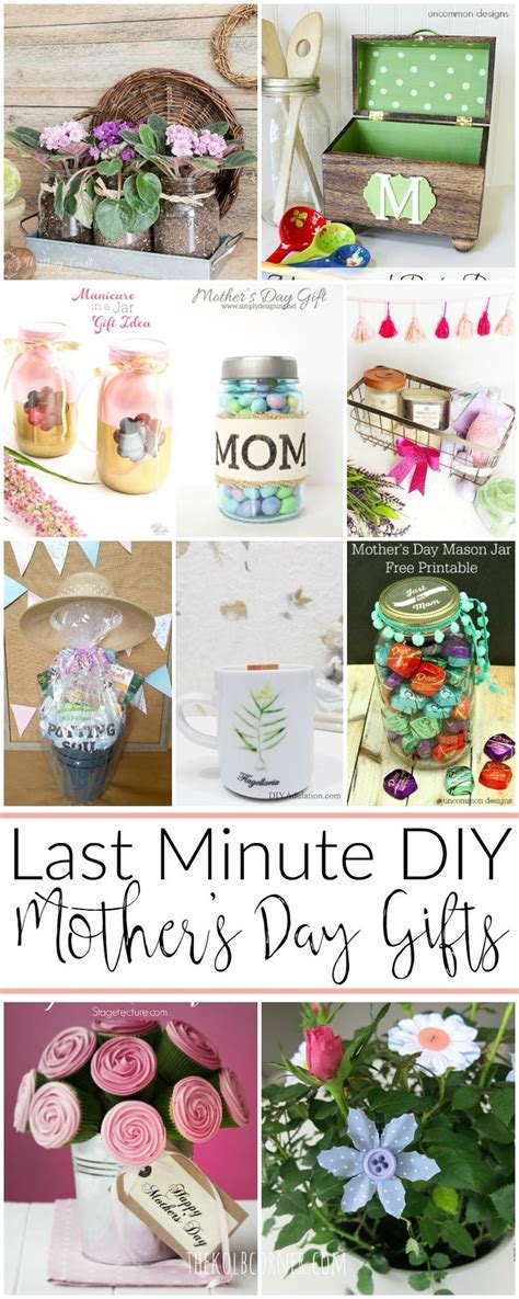 Last Minute Diy Mother S Day Gift Ideas With Images Homemade