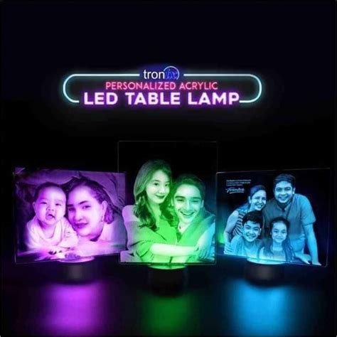 Personalized Acrylic Led Photo Table Night Lamp Laser Engraved