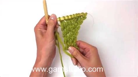 DROPS Knitting Tutorial Beginning Of Shawl In Garter Stitch With Fans