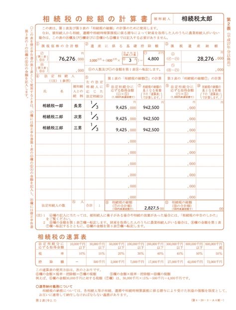 相続税の申告書の書き方を【記入例つき】で詳しく解説！ 【名古屋・一宮相続相談室】